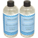 Rainbow Genuine AquaMate Carpet Shampoo two pack front view for deep carpet cleaning.