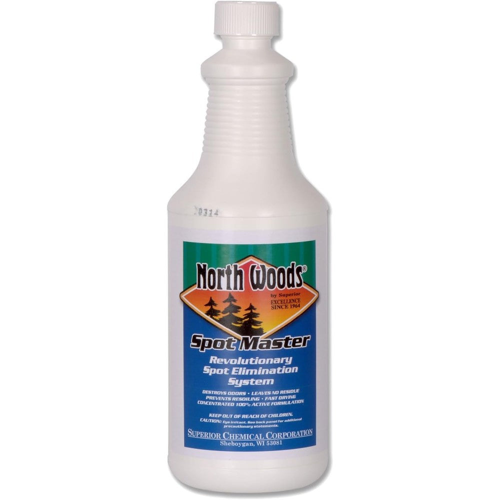 North Woods Spot Master No Scrub spray bottle professional carpet cleaner.