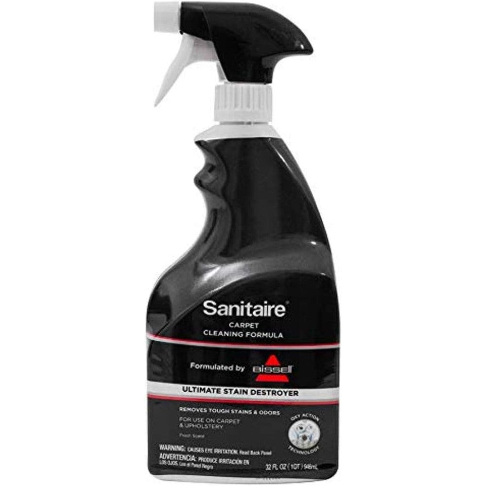 Sanitaire Ultimate Carpet Stain Destroyer SC40A front view bottle for professional upholstery cleaning.