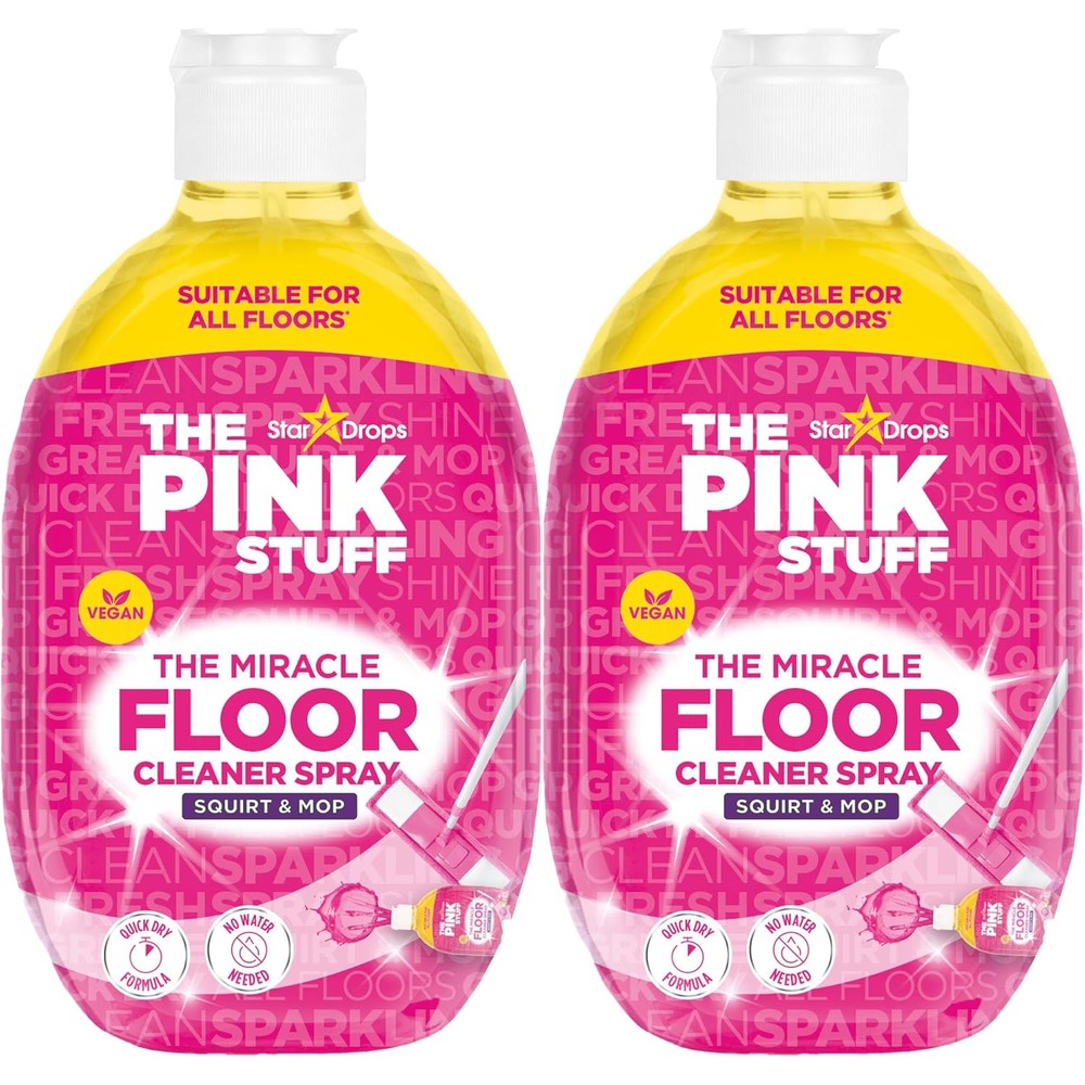 Stardrops The Pink Stuff Miracle Floor Cleaner Spray multi pack front view for imported floor care.
