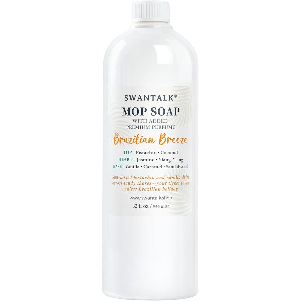 Swantalk Mop Soap Floor Cleaner Brazilian Breeze 32 Fluid Ounce Front View