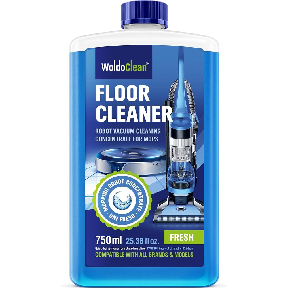 WoldoClean Floor Cleaner Solution 750ml bottle front view professional robot mop concentrate