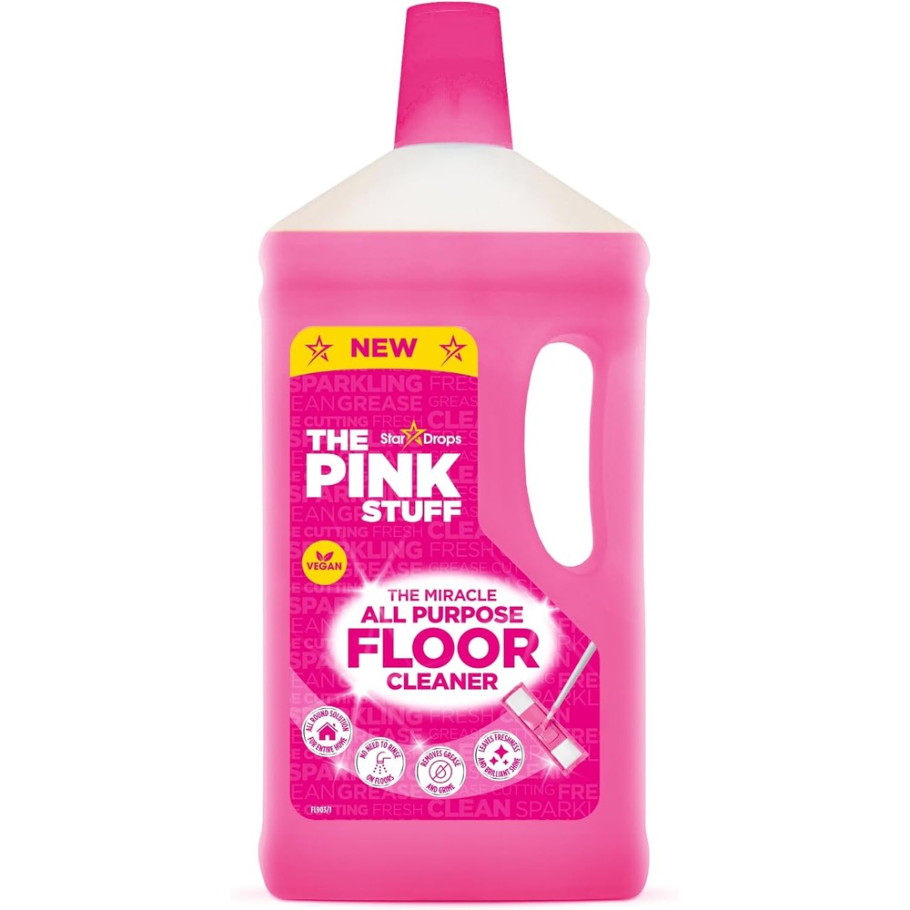 Stardrops The Pink Stuff Miracle All Purpose Floor Cleaner bottle front view for imported home cleaning.