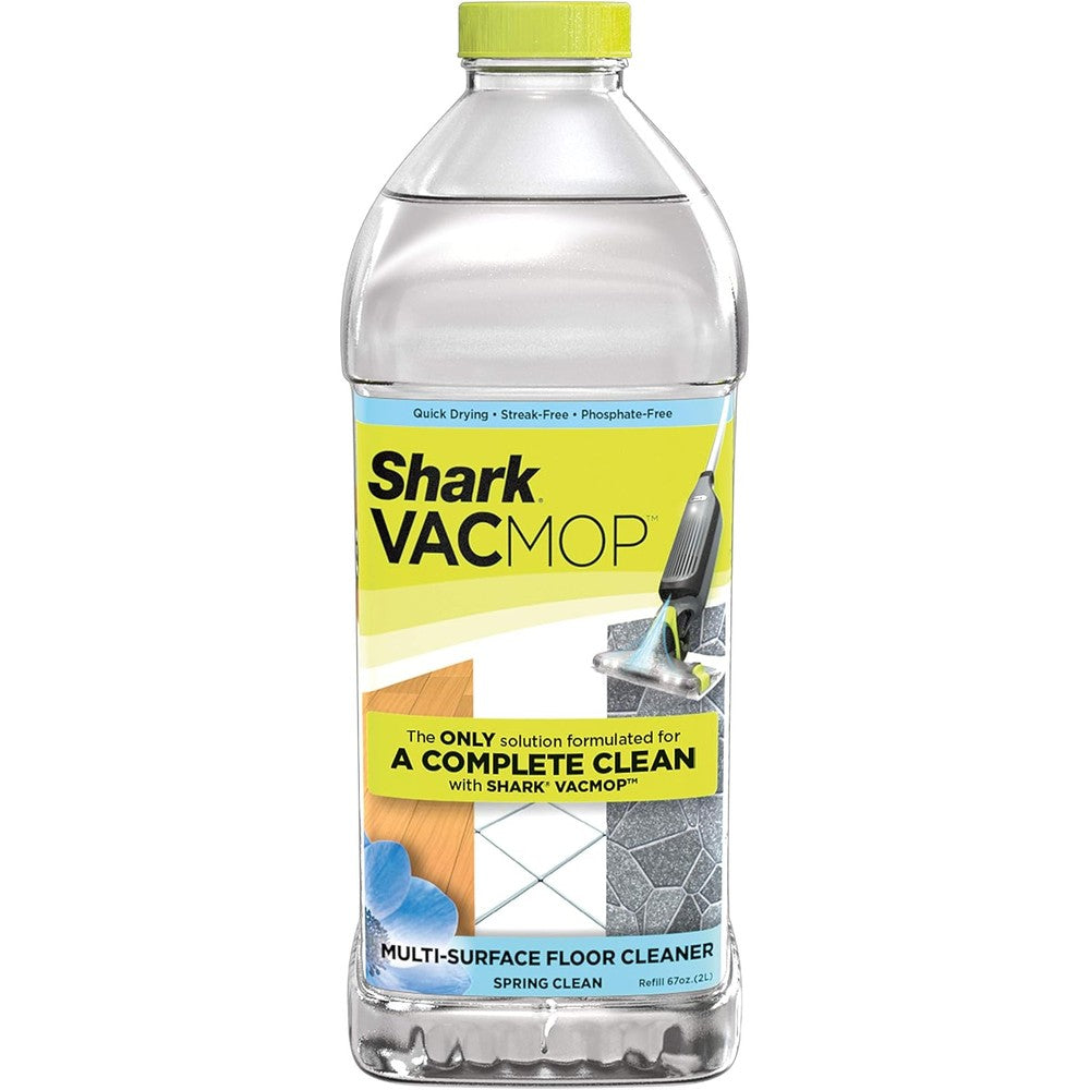 Shark VACMOP Multi-Surface Cleaner 2 Liter refill bottle for hardwood and tile floors.