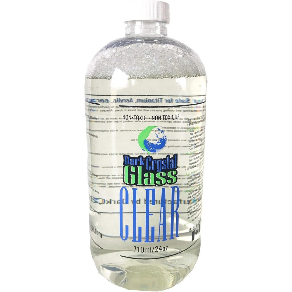 Dark Crystal Glass Cleaner 710ml bottle front view non-toxic solution.