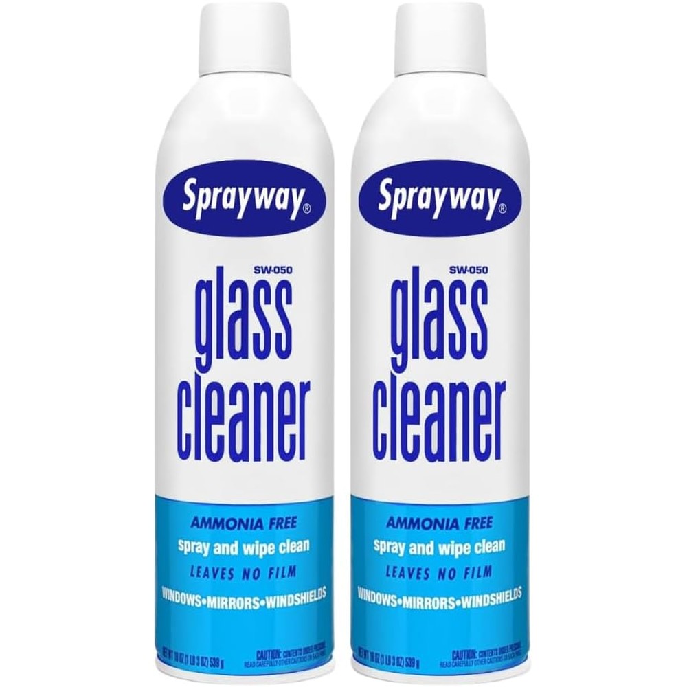 Sprayway Glass Cleaner Aerosol Spray 19 ounce front view streak free cleaner