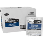Diversey Beer Clean Manual Glass Cleaner front view of 100-pack case