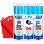 The Award Box Sprayway Glass Cleaner 3 pack front view authentic imported cleaning kit