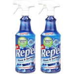 Clean-X REPEL Glass and Surface Cleaner 32 Fluid Ounce front view showing water repellent technology.