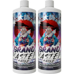 Grand Master Smoke Soak and Wash Glass Pipe Cleaner front view of two pack bundle.