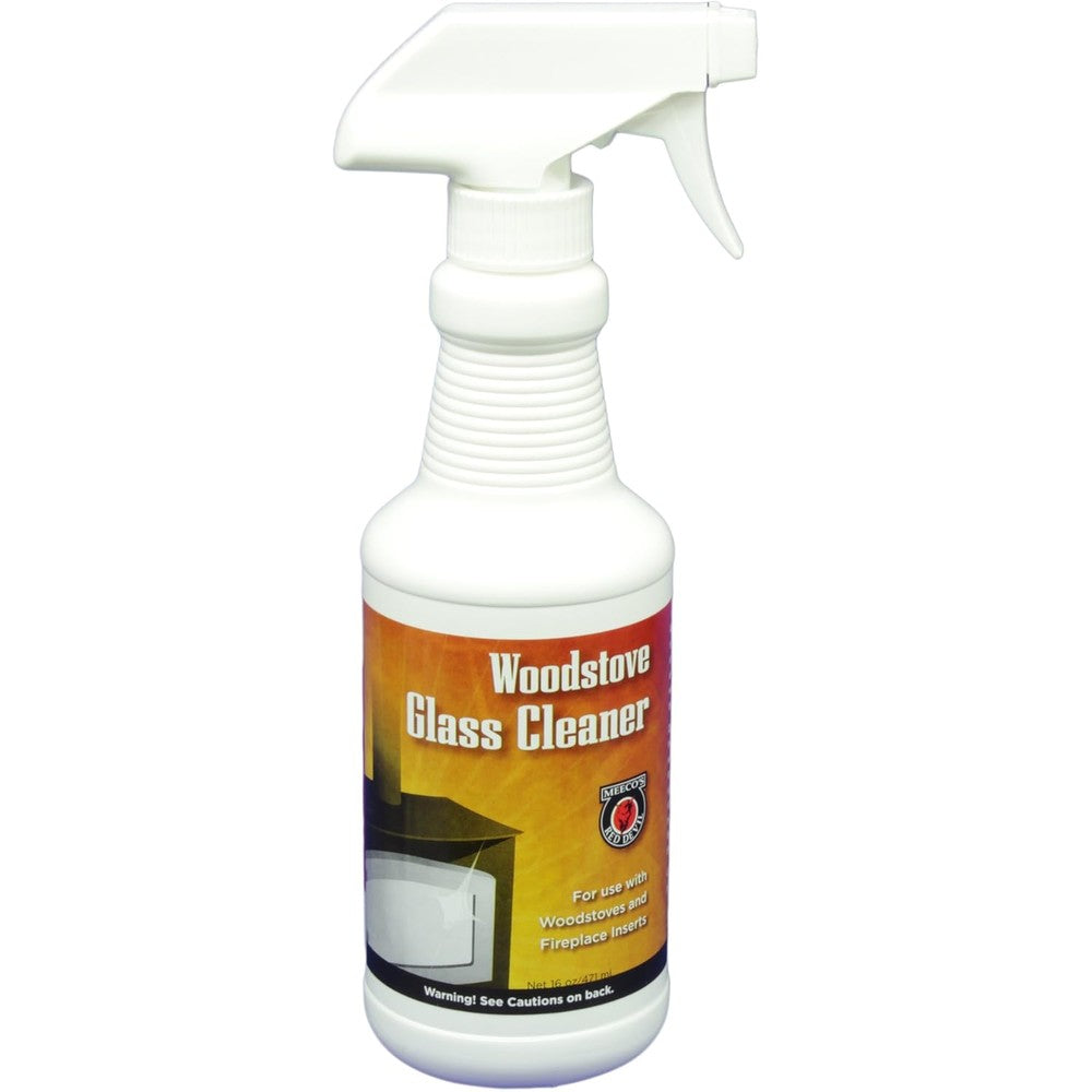 Meeco's Red Devil 701 Wood Stove Glass Cleaner front view bottle.