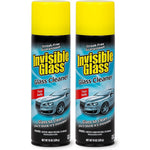 Invisible Glass Premium Aerosol Cleaner 2 Pack front view car window spray
