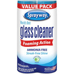 Sprayway Glass Cleaner foaming aerosol spray pack of two front view