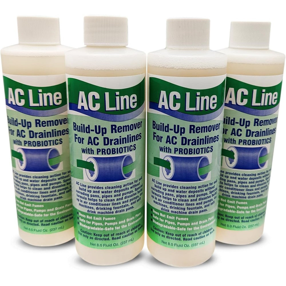 AC Line Drain Line Cleaner 4 Pack front view HVAC maintenance solution