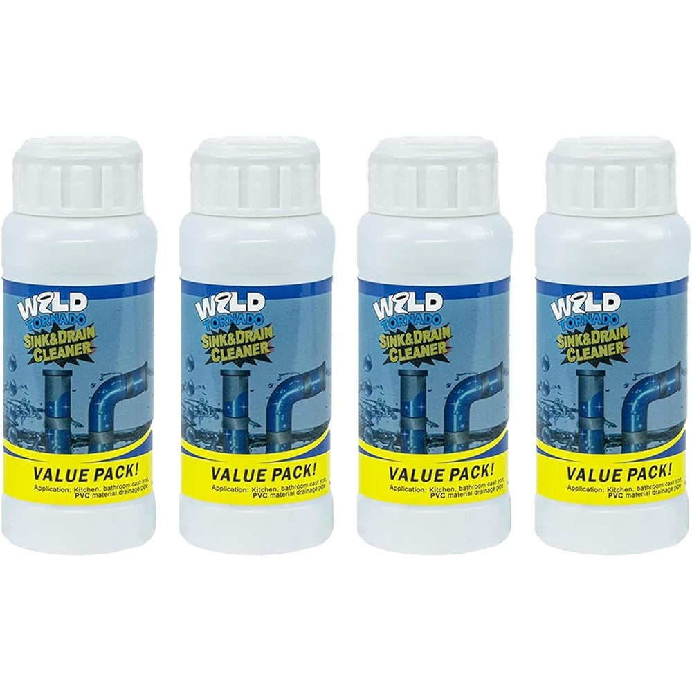 Unloshe Wild Tornado Pipe Dredge front view powerful drain cleaner powder