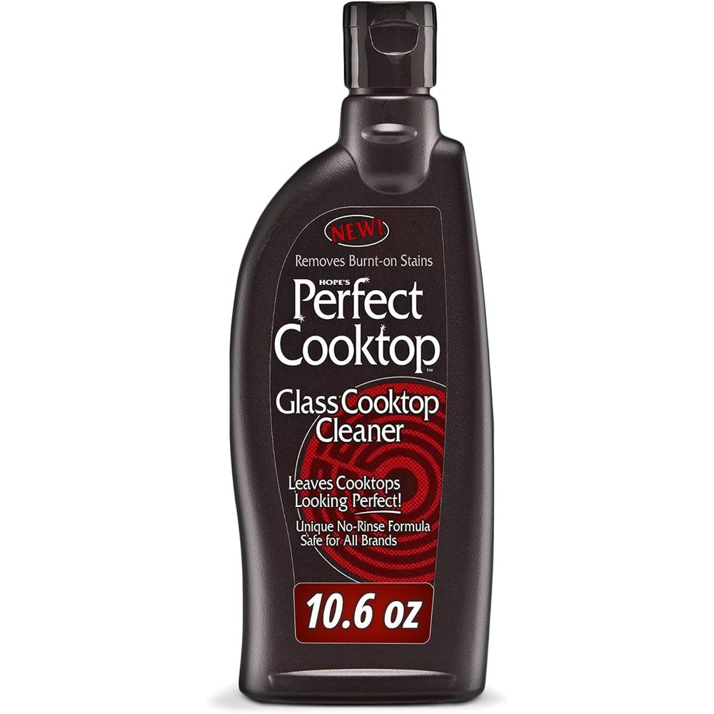 HOPE'S Perfect Cooktop Glass Cleaner front view bottle for stove maintenance