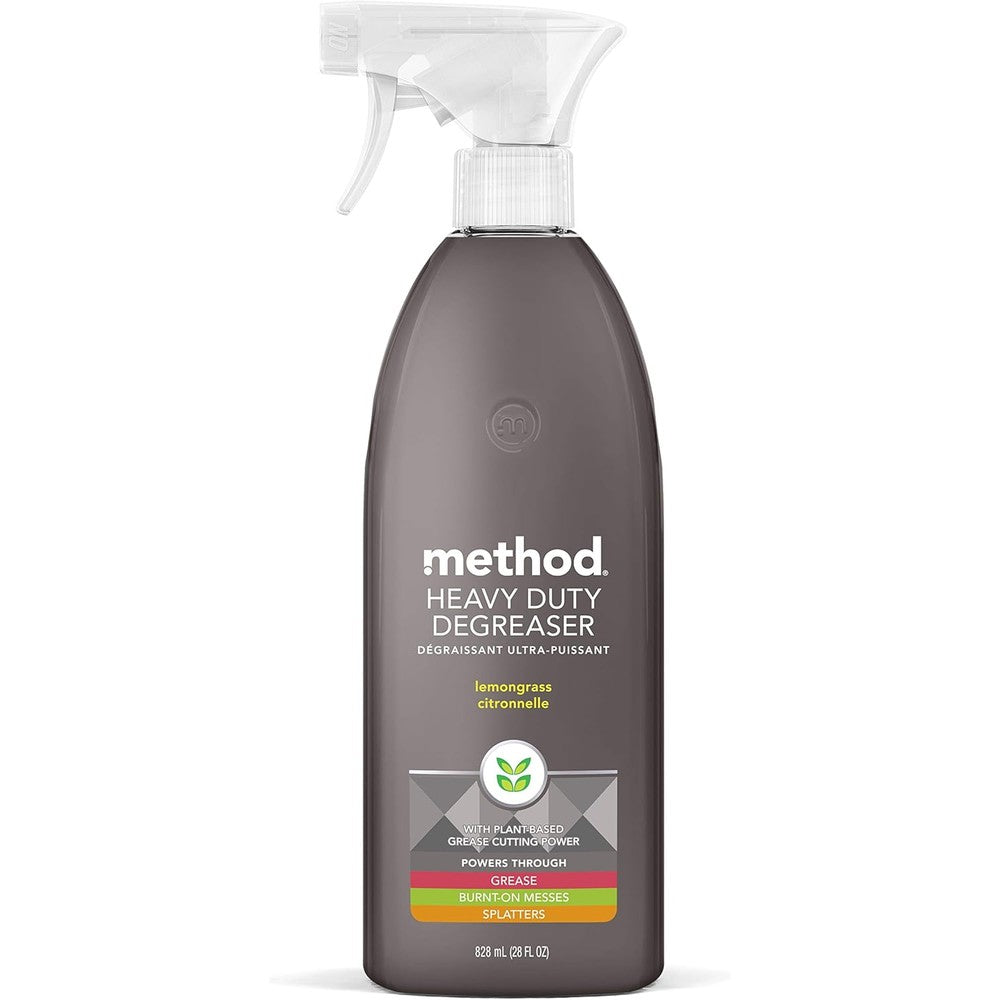 Method Heavy Duty Degreaser 28 Ounce front view bottle for kitchen cleaning.