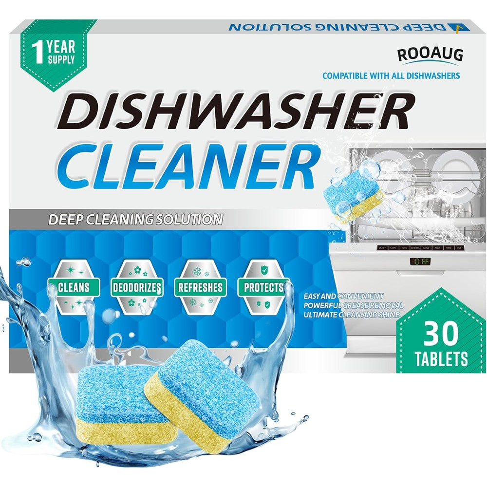 ACTIVE dishwasher cleaning tablets front view for appliance descaling