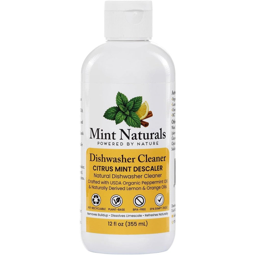 Mint Naturals Natural Dishwasher Cleaner and Degreaser front view