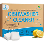 OrientLeaf dishwasher cleaning tablets lemon scent front box view