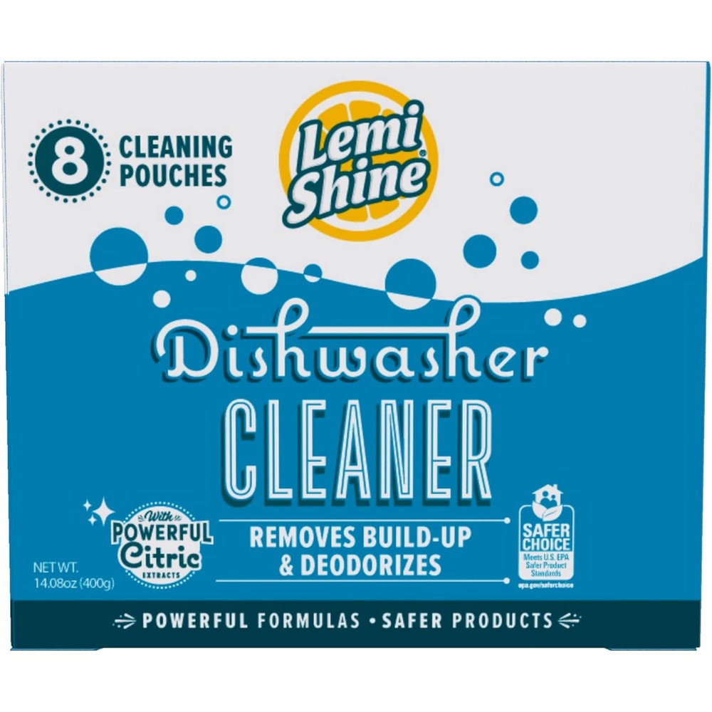 Lemi Shine Natural Dishwasher Cleaner front box view