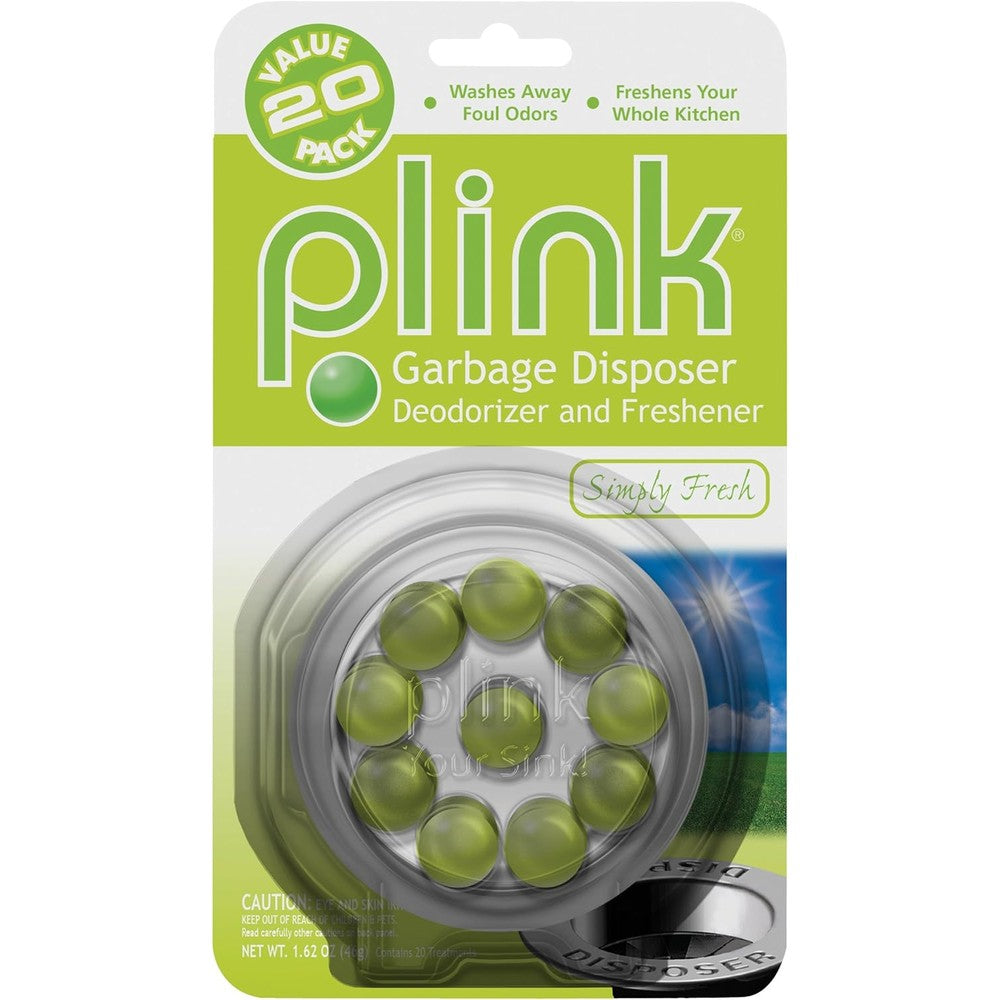 Summit Brands Plink Garbage Disposer Cleaner Simply Fresh 20 Count front view