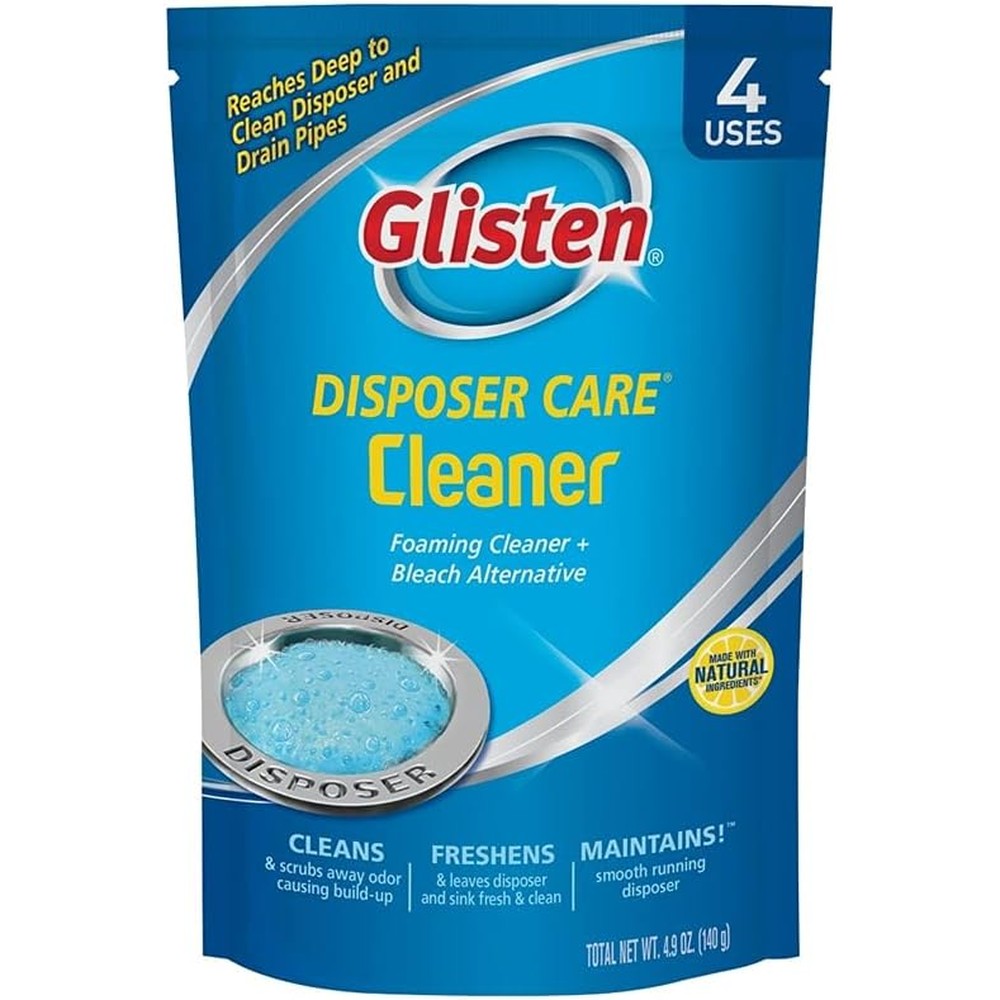 Glisten Disposer Care foaming garbage disposal cleaner front view