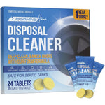 CleanHike Garbage Disposal Cleaning Deodorizer Tablets 24 pack front view
