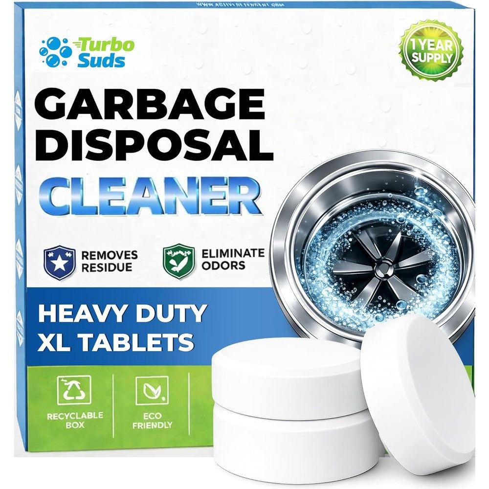 Renuv Garbage Disposal Cleaner and Deodorizer Tablets front view
