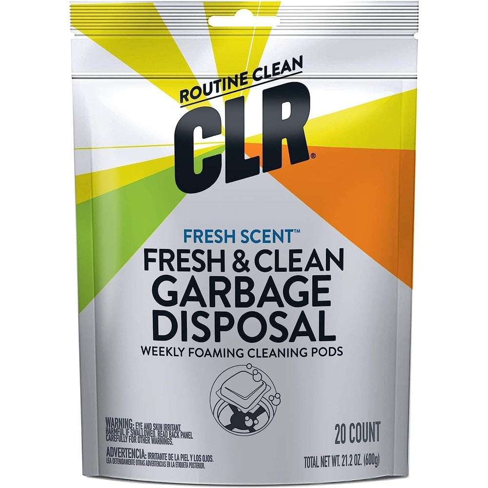 Jelmar CLR Garbage Disposal Cleaner pods front view packaging