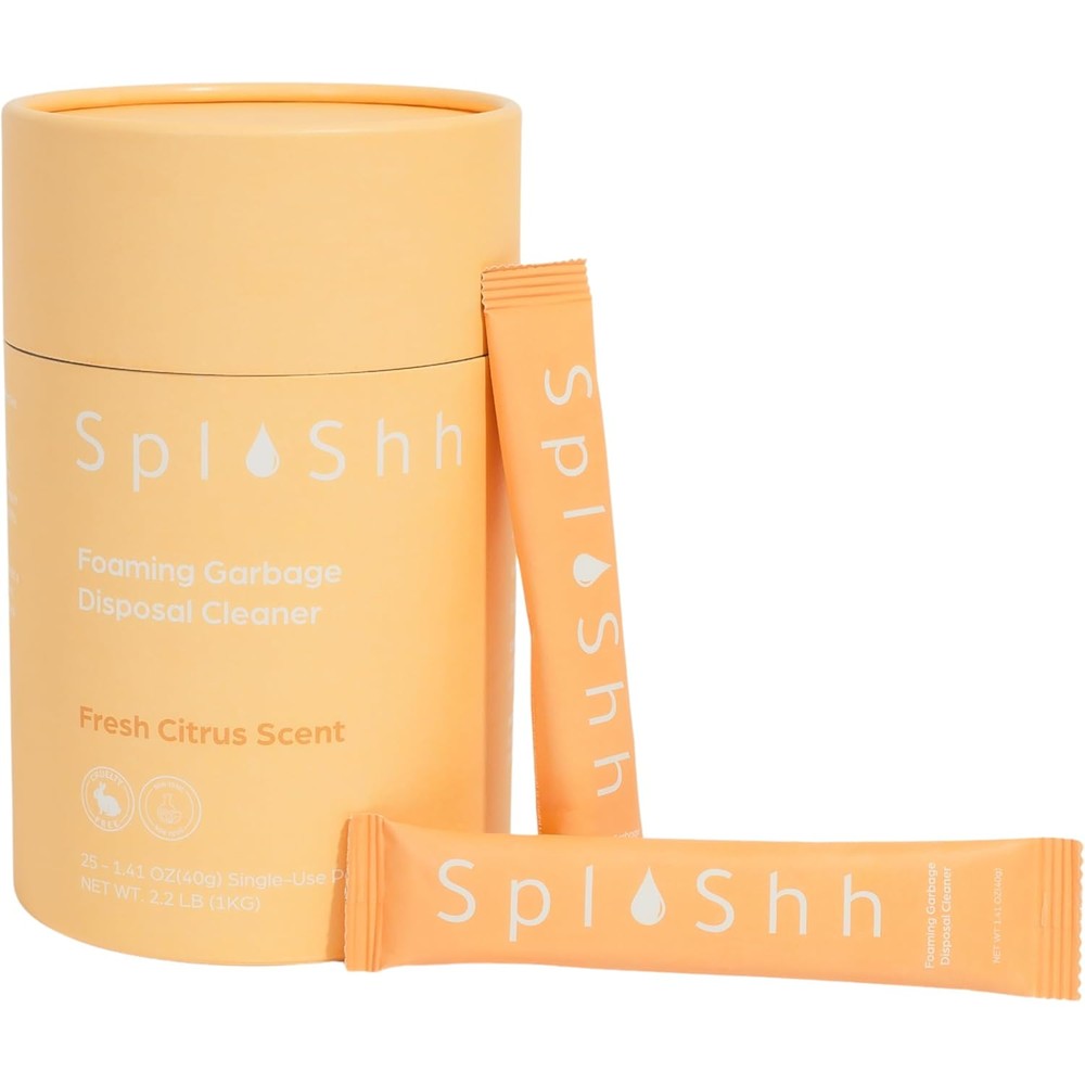 SplaShh Foaming Garbage Disposal Cleaner front view container