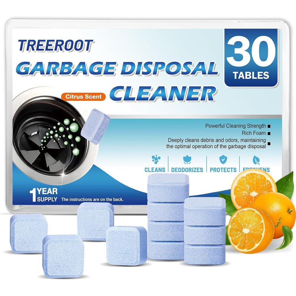 Treeroot Garbage Disposal Cleaner Tablets front view