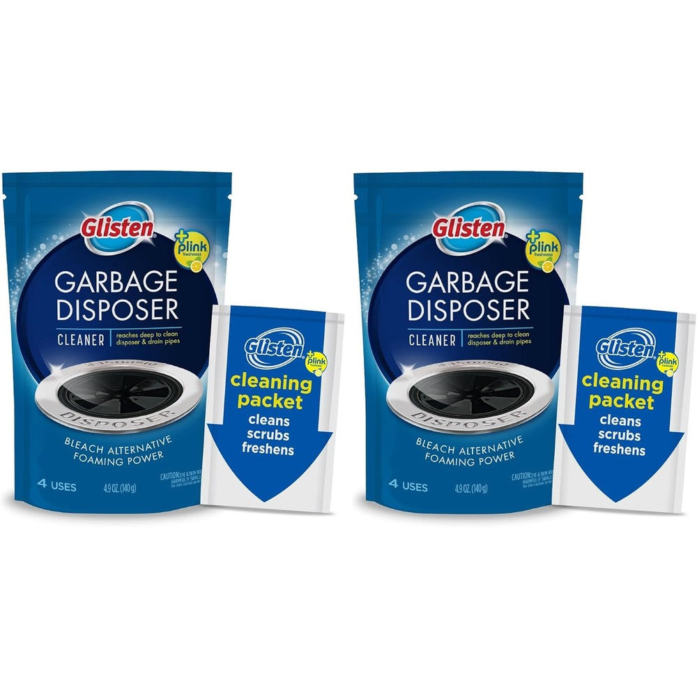 Glisten Garbage Disposer Foaming Cleaner front view packaging