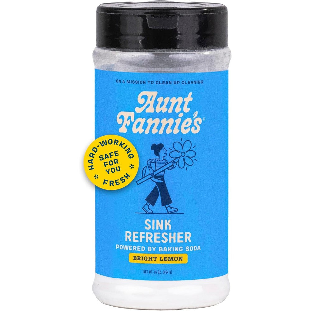 Aunt Fannie's Sink Refresher Bright Lemon Powder front view