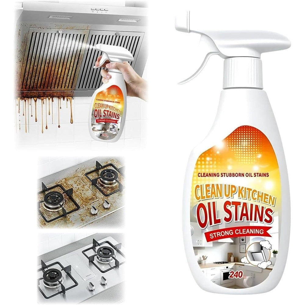 Sentechx heavy duty kitchen oil stain cleaner spray bottle front view