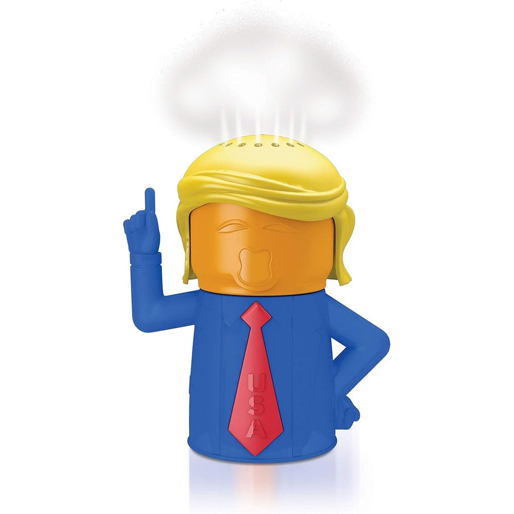 New Metro Design Angry POTUS Microwave Steam Cleaner front view kitchen gadget