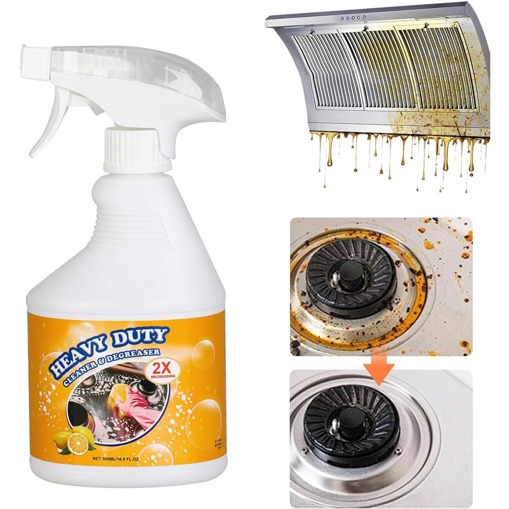 Generic Clean Up Kitchen Oil Stains Spray front view heavy duty kitchen degreaser