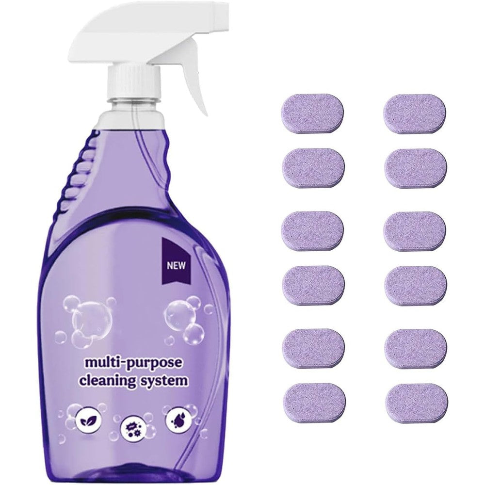 Hopasrisee multi-purpose oven cleaner spray bottle and tablets