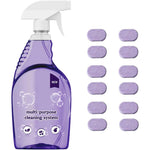 Hopasrisee multi-purpose oven cleaner spray bottle and tablets