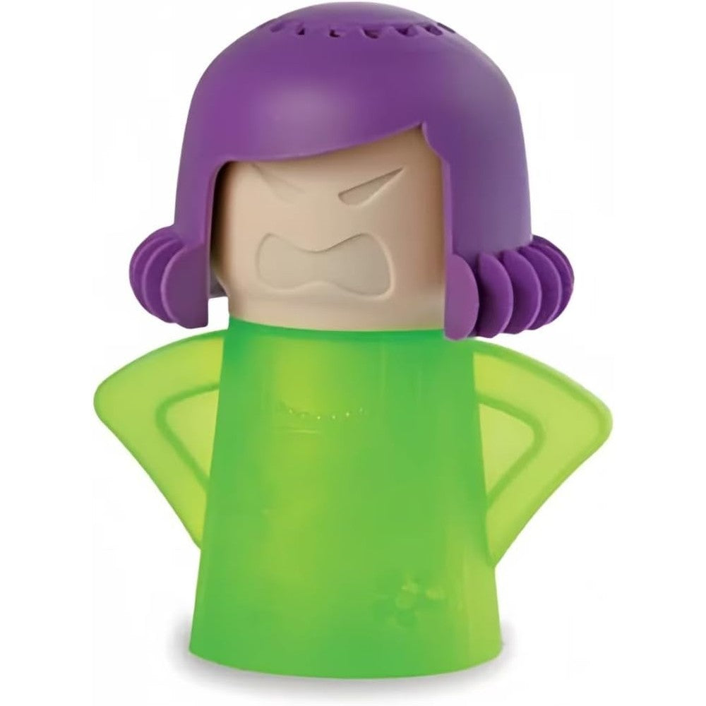 HORNO Angry Mama microwave steam cleaner green front view kitchen gadget