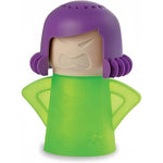 HORNO Angry Mama microwave steam cleaner green front view kitchen gadget