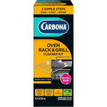 Carbona Oven Rack And Grill Cleaner Kit front view packaging for deep kitchen cleaning