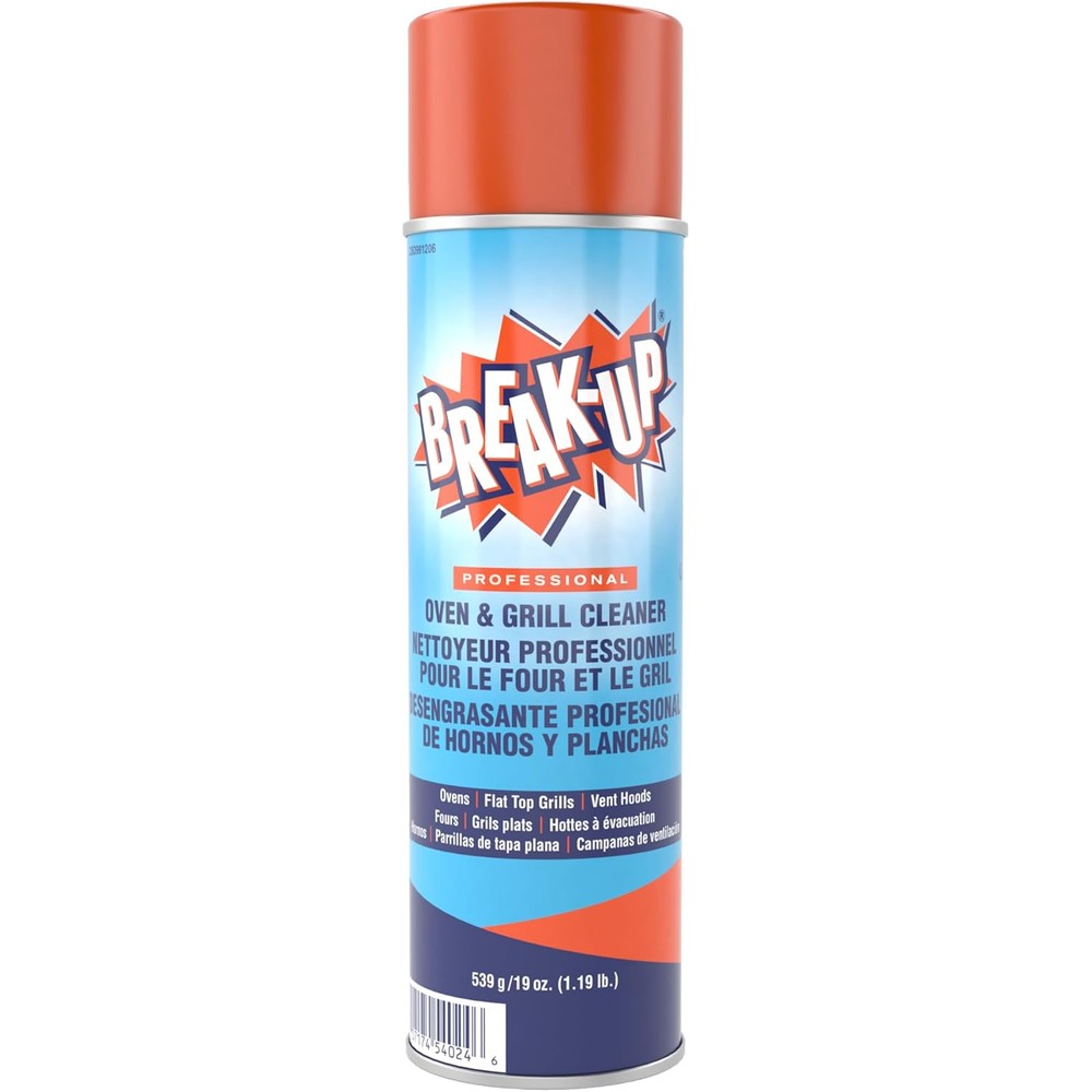 Diversey Break Up Professional Oven and Grill Cleaner aerosol can front view for commercial kitchen degreasing.