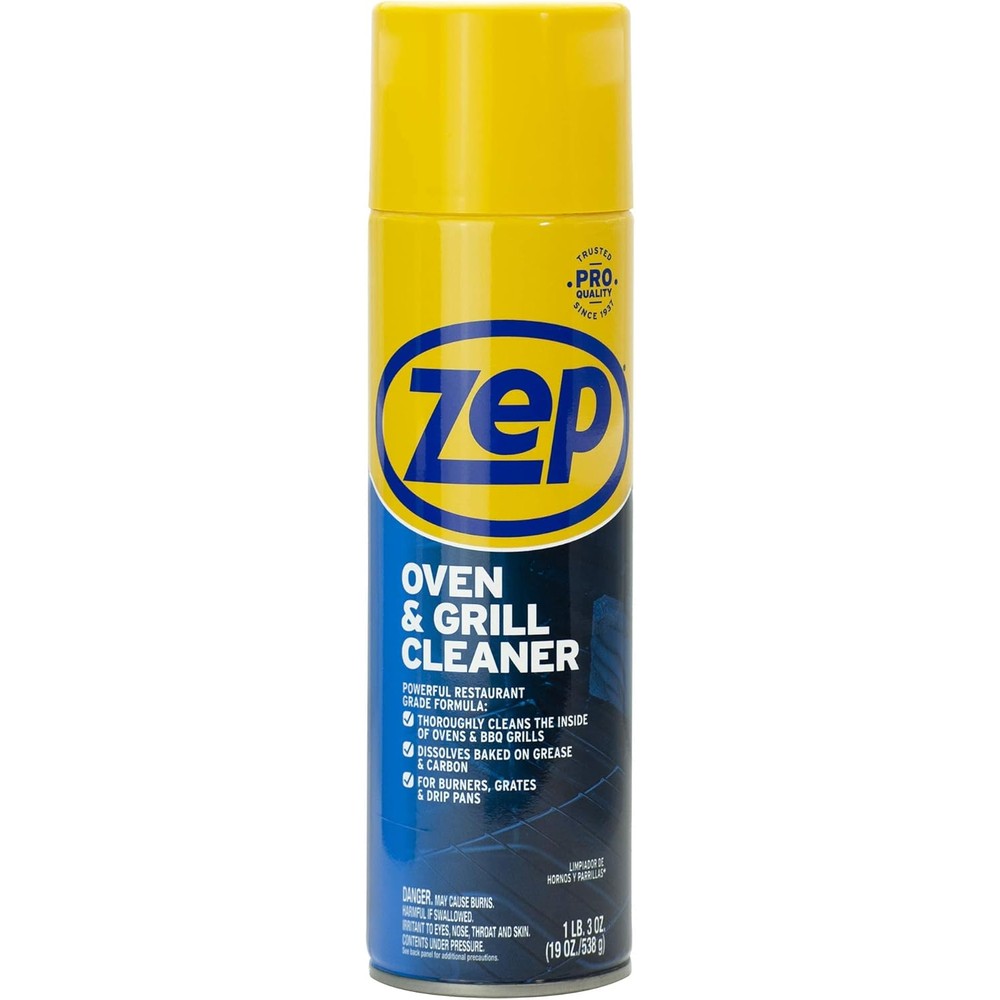 Zep Enforcer Heavy Duty Oven and Grill Cleaner 19 Ounce front view professional foaming spray