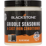 Blackstone 4146 griddle seasoning and cast iron conditioner front view jar