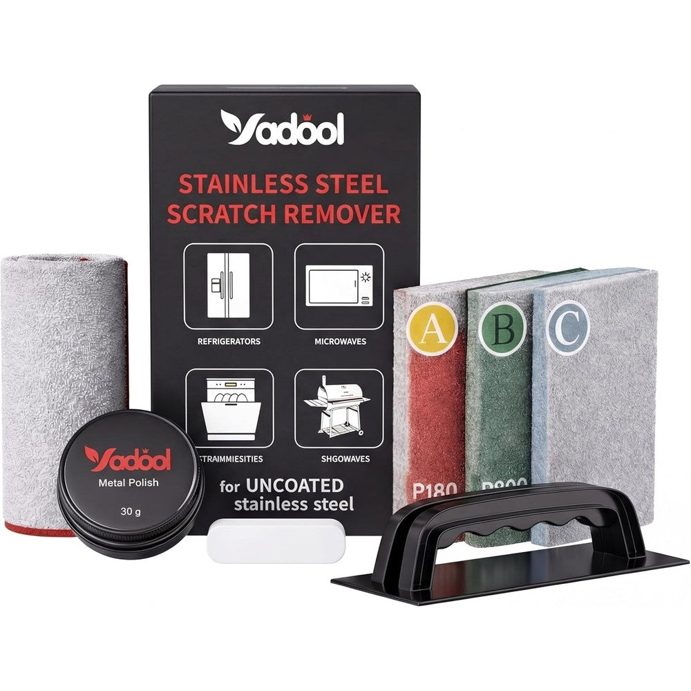 Yadool stainless steel scratch remover kit front view