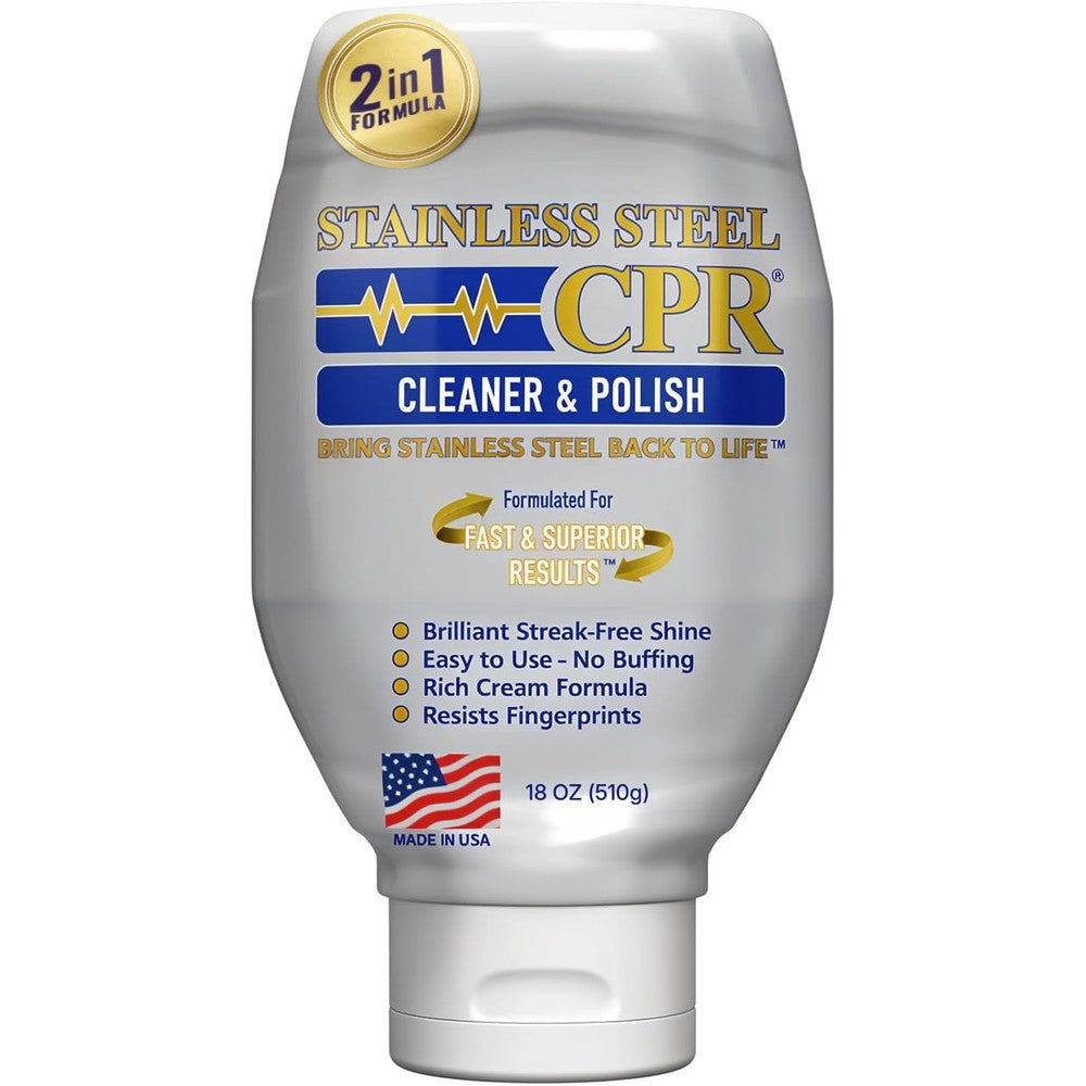 Stainless Steel CPR 18 Ounce bottle front view