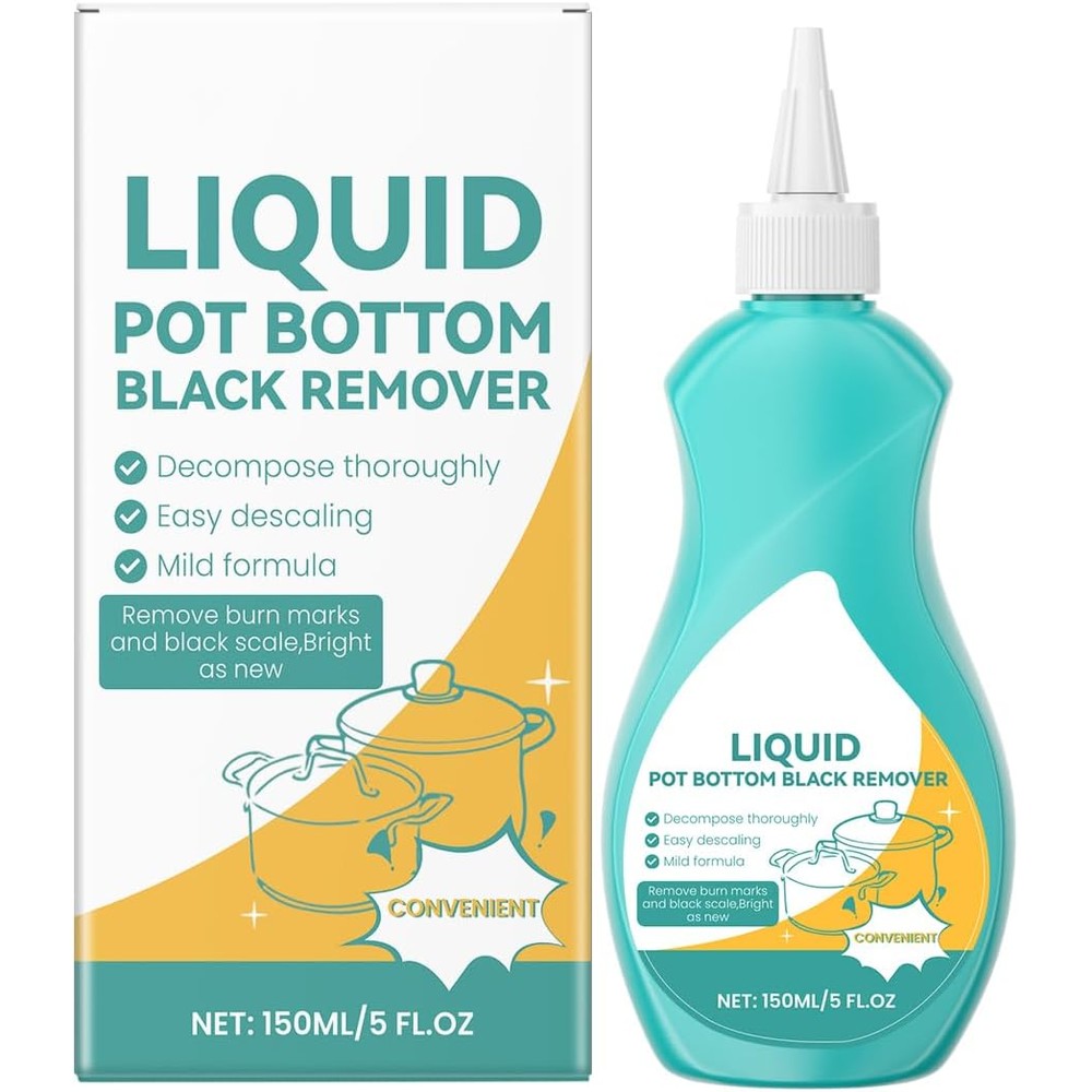 Habino Liquid Pot and Pan Cleaner front view of 5 fluid ounce bottle