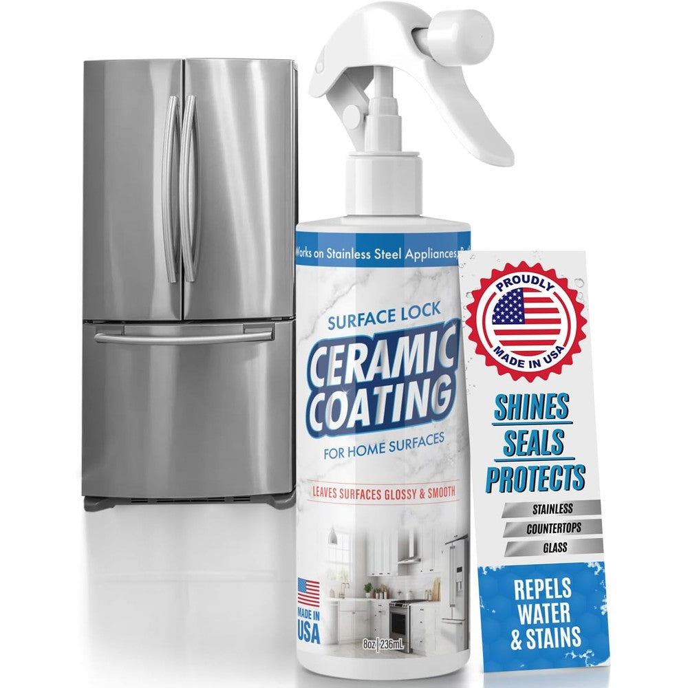 Berkland Surface Lock Home Ceramic Coating 8 Fluid Ounce front view bottle for premium appliance protection.
