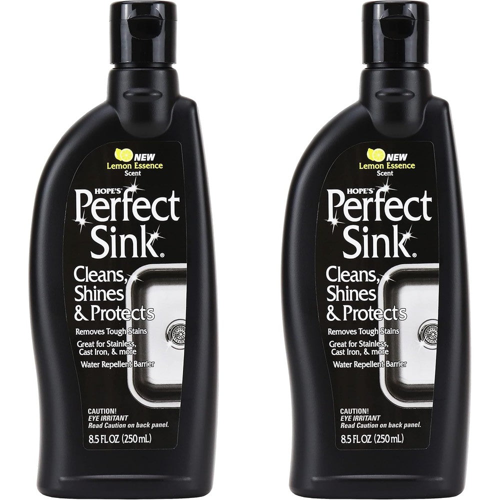 Hope's Perfect Sink Cleaner And Polish front view bottle for kitchen sink maintenance.